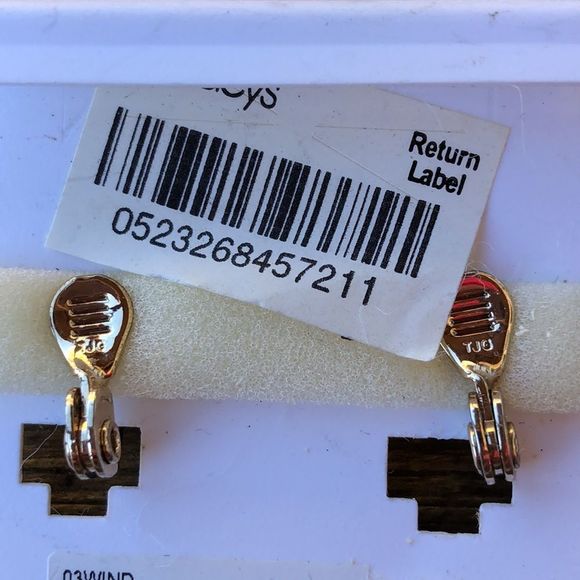 Ralph Lauren Classic Comfort Clip Faux Pearl Crystal Earrings! BNWT! - Picture 7 of 7